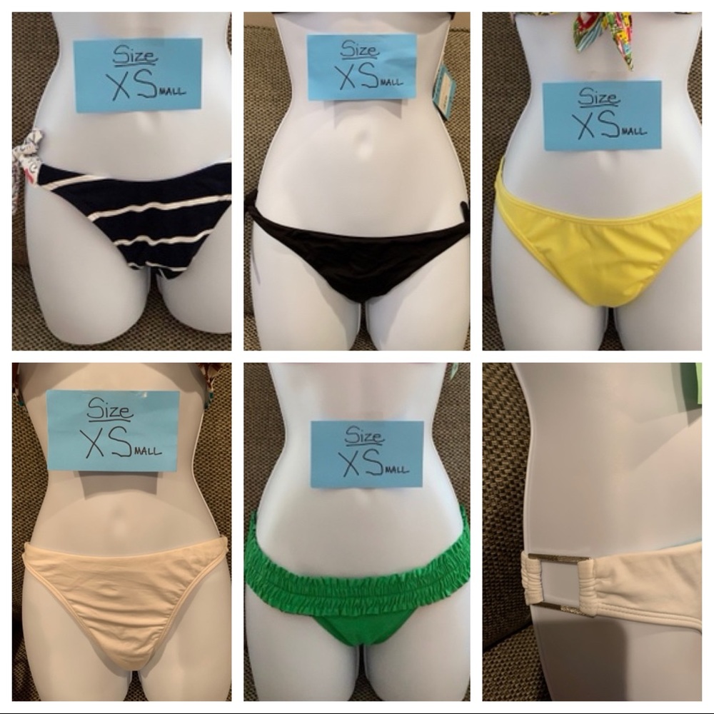 1 Bikini bottoms size XS by upscale brands